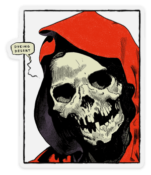 crypt ghost sticker