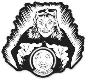 fortune teller sticker