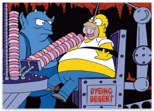 donut hell sticker